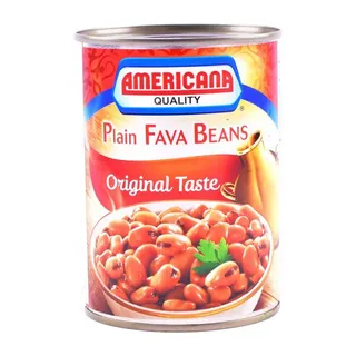 Americana Plain Fava Beans 400g
