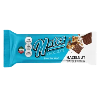 Mates Hazelnut Protein Choc Wafer, 46g