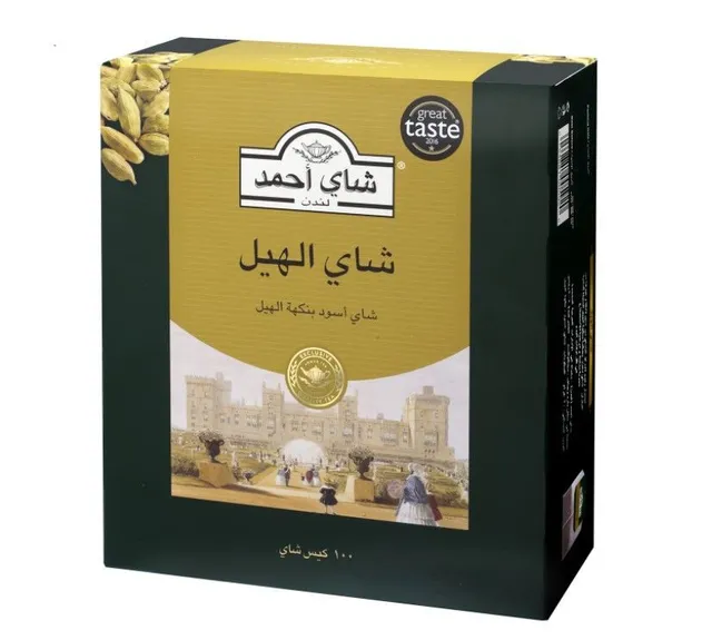 أحمد تي كارداموم أكياس شاي، 100 قطعة