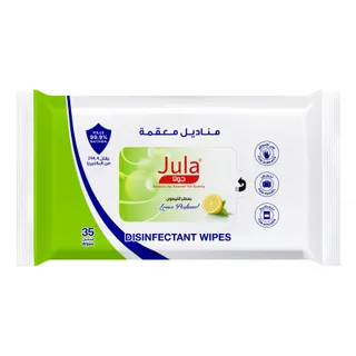 Jula Disinfectant Wipes Lemon Perfumed, 35 Wipes