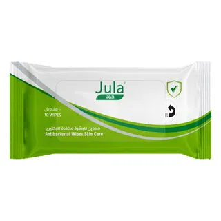 Jula Skin Care Antibacterial Wipes, 10 Wipes