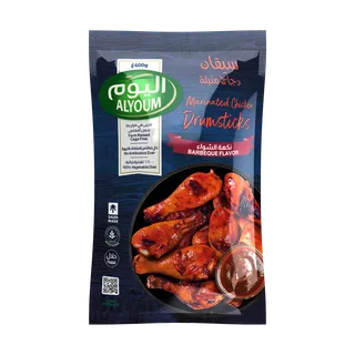 Alyoum Marinated Chicken Drumsticks BBQ 600g