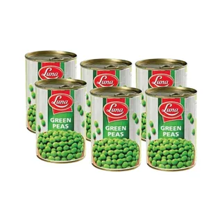 لونا بازلاء خضراء، 6x380g