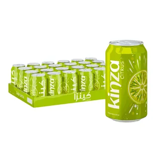Kinza Citrus Carbonated Drink , 24x300ml