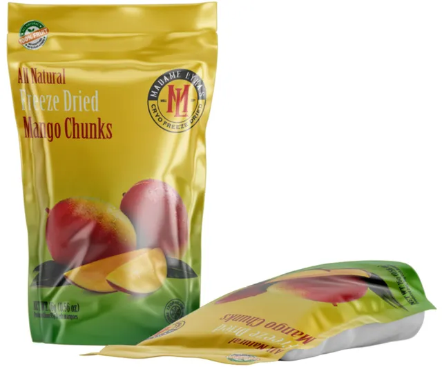 Madame Lyra's Freeze Dried Mango Chunks, 16g