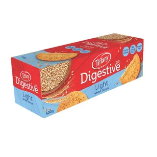 تيفاني دايجستيف لايت ناتشورال ويت بيسكويت، 400g
