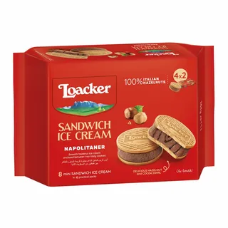 Loacker Napolitaner Ice Cream Biscuit