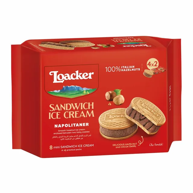 Loacker Napolitaner Ice Cream Biscuit