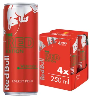 ريد بول ريد إديشن مشروب طاقة بطيخ، 4x250ml