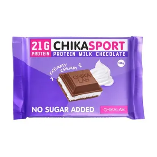 Chikalab Protein Milk Chocolate with Cream Filling, 100g