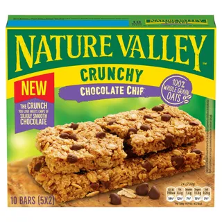 Nature Valley Crunchy Oats & Chocolate Chips Bars, 5x42g