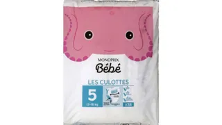 Monoprix Bebe Panties Diaper 12-18Kg Taille 5 38'S