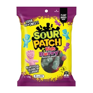 Sour Patch Kids Berry Flavoured Sweets, 170g