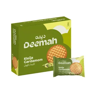 Deemah Kleija Biscuits with Cardamom, 8x62g
