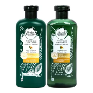 Herbal Essences Shampoo + Aloe & Avocado Conditioner, 2x400ml