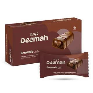 ديمة كيك براوني محشو كريم شوكولاتة، 12x37جم