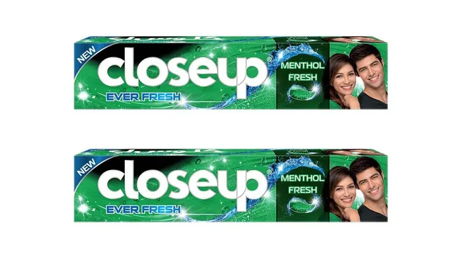 Closeup Triple Fresh Gel Toothpaste Menthol Fresh 2x120ml