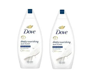 Dove Deeply Nourishing Body Wash, 2x250ml