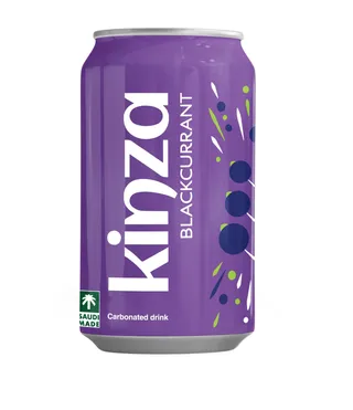 Kinza Blackcurrant Carbonated Drink, 300ml