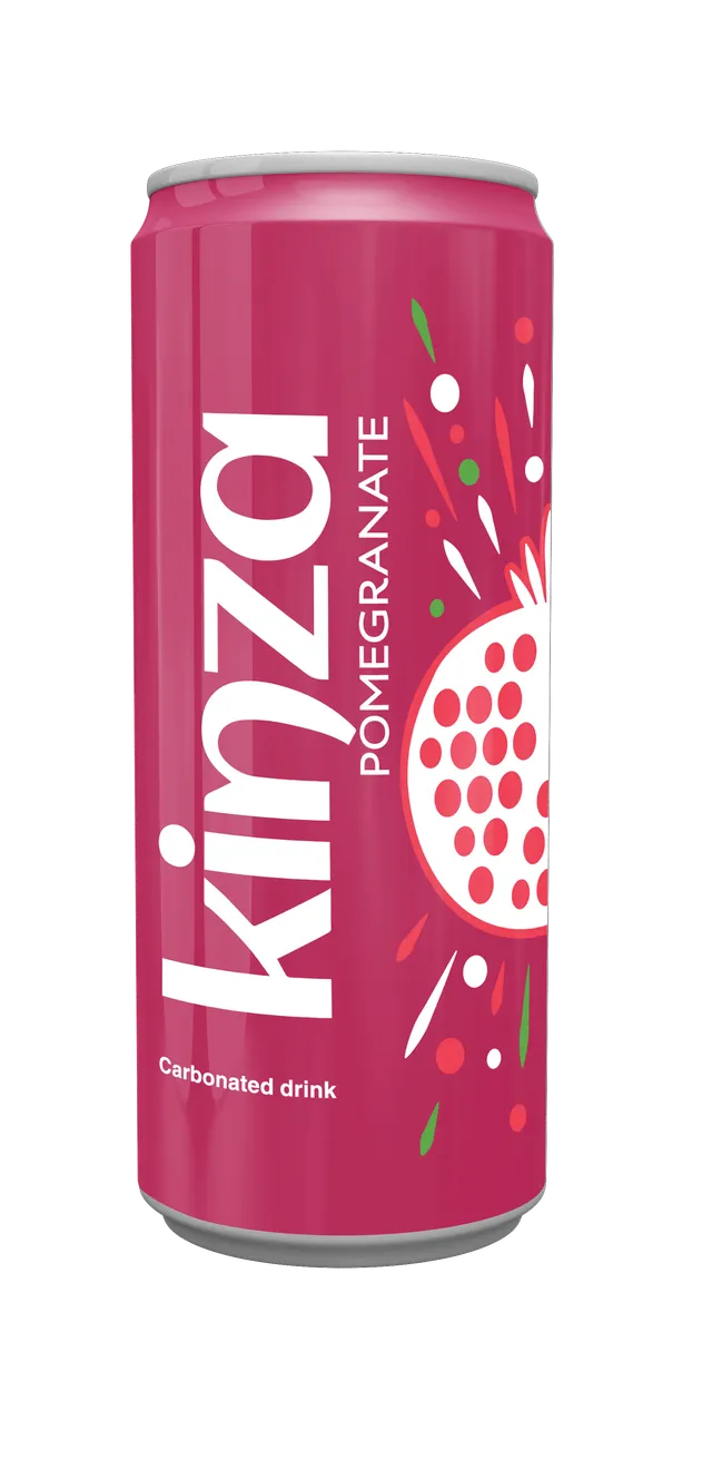 كينزا رمان مشروب غازي علبة، 250ml