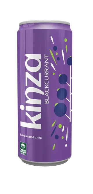 Kinza Blackcurrant Carbonated Drink 250ml