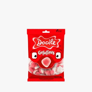Docile Gelatines Sour Watermelon Slices Candy, 80g