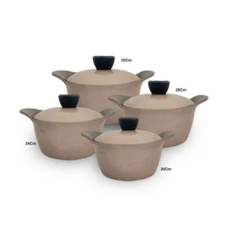 Core Granite Cookware Pot 003, 8 Pieces