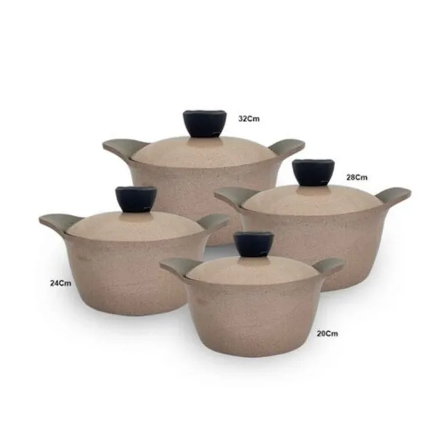 Core Granite Cookware Pot 003, 8 Pieces