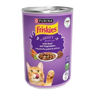 Friskies Beef & Vegetable in Gravy Cat Food, 400g
