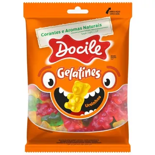 Docile Gelatines Colored Bears Candy, 80g