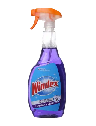 Windex Lavender Glass Cleaner Trigger Spray, 750ml