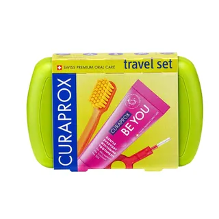 Curaprox Oral Care Travel Set Toothbrush & Toothpaste, 10ml