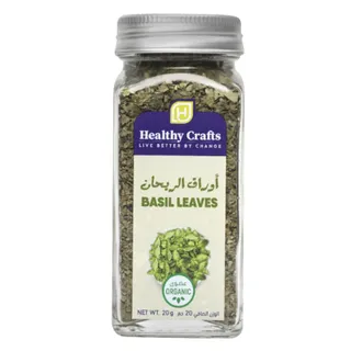 Healthy Crafts Organic Basil Leaves, 20g