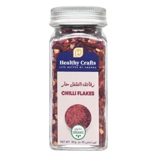 Healthy Crafts Organic Chili Flakes, 30g