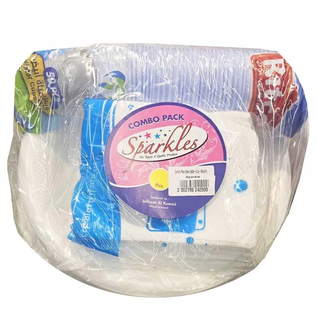 Sparkle Combo Pack Foam Plate +Cu