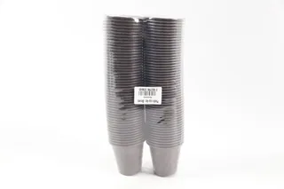 Sparkle Plastic Cup - Brown, 4oz