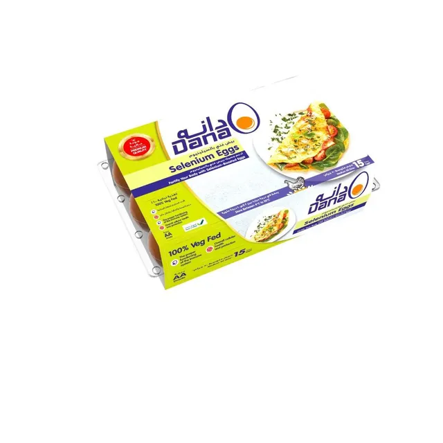 Dana Selenium White Eggs, 15 Pieces