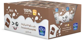 نادك حليب بنكهة شوكولاتة, 18x125ml