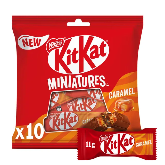 KitKat Miniatures Caramel Chocolate Bag, 110g