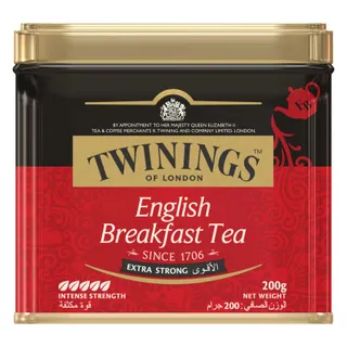 Twinings English Breakfast Extra Tea Tin, 200g