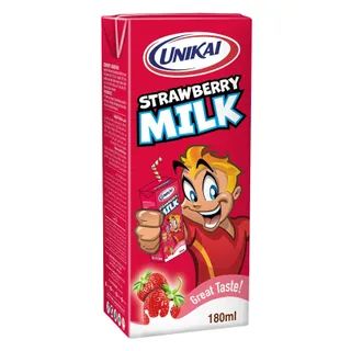 Unikai Strawberry Milk, 180ml