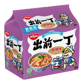 Nissin Tom Yam Noodles, 5x85g