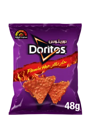 Doritos Flaming Hot Tortilla Chips 48g