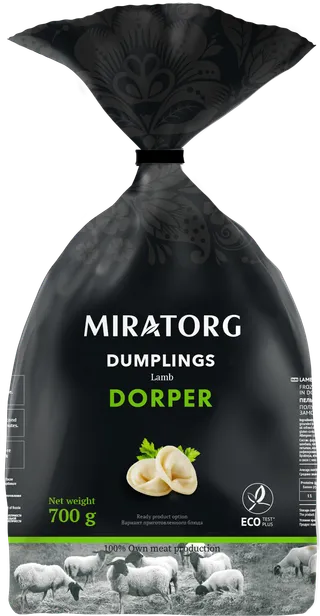 Miratorg Frozen Lamb Dorper Dumplings, 700g