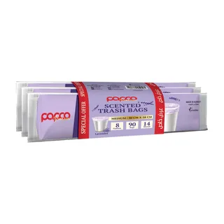 Papco Premium Scented Trash Bags, 8 Gallons, 50x58cm, 3x30 Bags