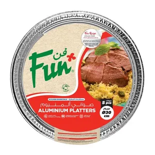 فان صينية ألومنيوم 30سم، باك من 5