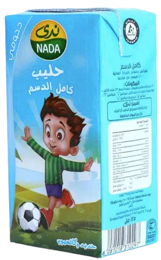 ندى جونيور فول كريم ميلك، 125 مل