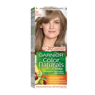 Garnier Hair Color Naturals Ash Blonde 7.1 Hair Color Kit