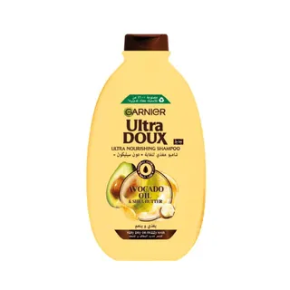 Garnier Ultra Doux with Avocado Oil & Shea Butter Shampoo, 600ml