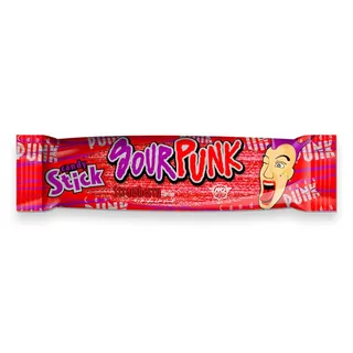 Sour Punk Strawberry Flavor Candy Stick, 40g
